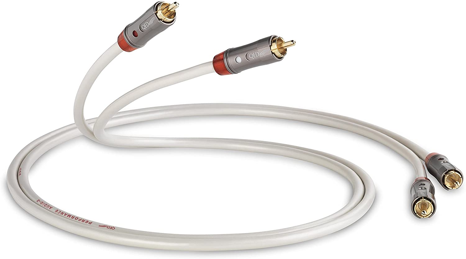 Dây cáp tín hiệu QED PERFORMANCE AUDIO 2 RCA 1m - Hàng chính hãng PGI