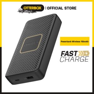 Sạc Dự Phòng Không Dây OtterBox Wiress Powerbank 15000 mAh Tích Hợp Sạc Nhanh 18W - Hàng Chính hãng PGI